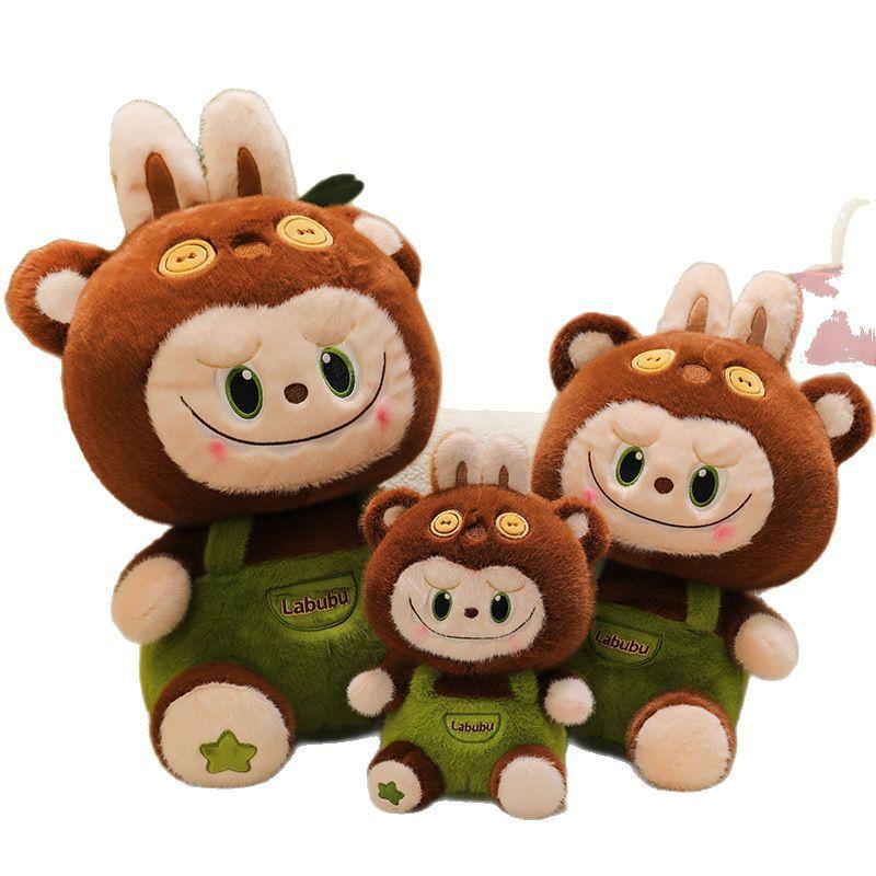 Overalls Labubu Doll Labubu Plush Toy Labubu Blind Box Large Rag Doll