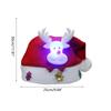 Set of 5 LED Christmas Hats for Children, Festive Light Up Santa Caps for Kids Party, Perfect for Boys and Girls