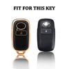 TPU Smart Remote Autoschlüsselhülle für Toyota Perodua Malaysia Autoschlüsselschutz Autoschlüsselanhänger 2 Tasten Schlüsselanhängerschutz