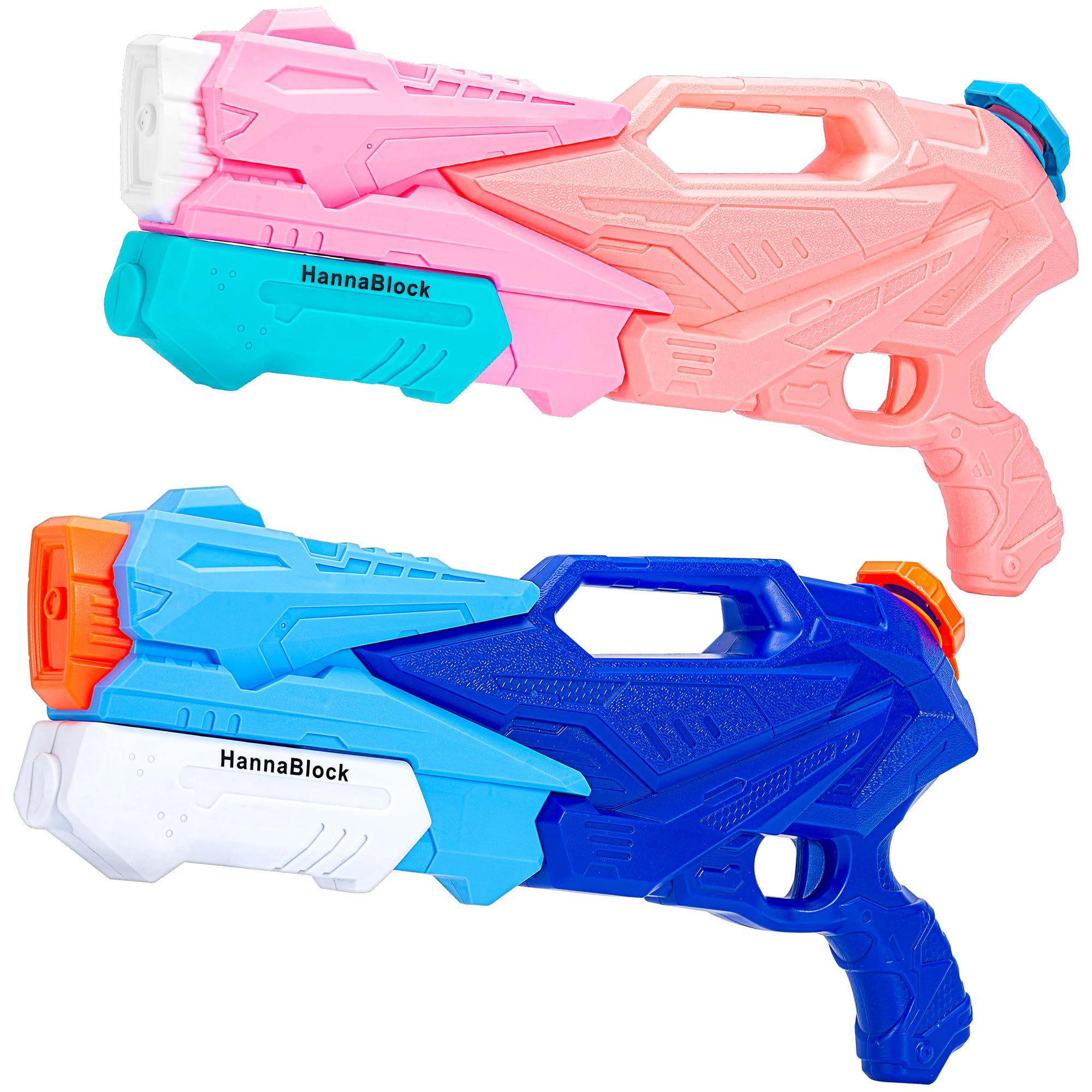 

HannaBlock Super 10м Набор Вода Вода Игра Водный пистолет отличный подарок для вашего внука, который только что вернулся Вода, Мощный, Дальность, 2, 900мл,