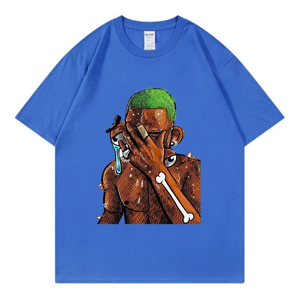 American Street Retro Rap T-shirt Hip-hop Style Men's T-shirt Summer Fashion New Retro Fashion Men's and Women's Streetwear Tops