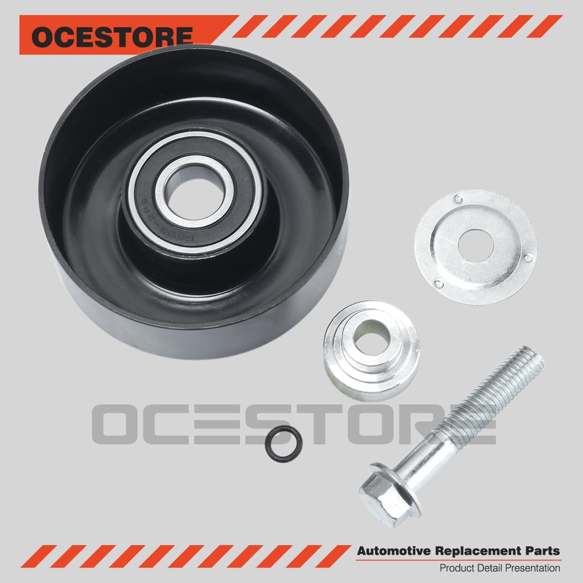 OCESTORE 36299 Натяжной ролик для Express Silverado 1500 2500 3500 Натяжной ролик для Avana Sierra Натяжные ролики с болтом 17 мм 0,67 Вставка Защитный кожух от пыли