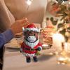 Highland Cow Figurine Christmas Highland Cow Kitchen Decor Rustic Cute Ornament For Dorm Farmhouse Bathroom Classroom Kitchen
