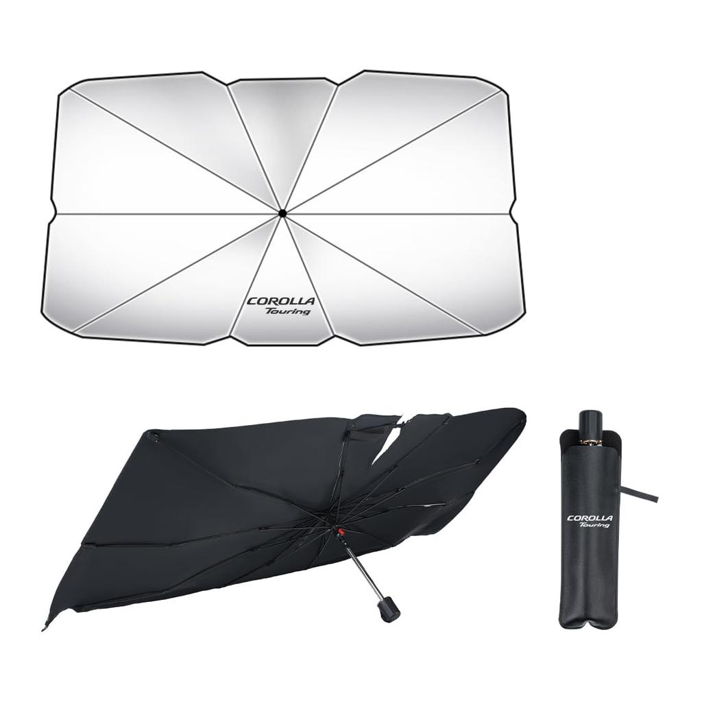 Corolla Touring Exclusive Car Sun Shade Umbrella, Corolla Touring Compatible, For Car Front Glass,