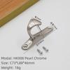 European Modern Simple Hanger Metal Coat Hook Bathroom Closet Hook Furniture Single Wall Hanger