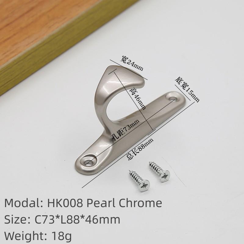 European Modern Simple Hanger Metal Coat Hook Bathroom Closet Hook Furniture Single Wall Hanger