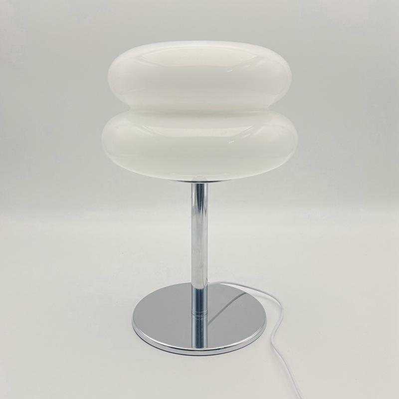 Heart Glass Table Lamp: Simple Living Room Decor & Ins Lollipop Projector