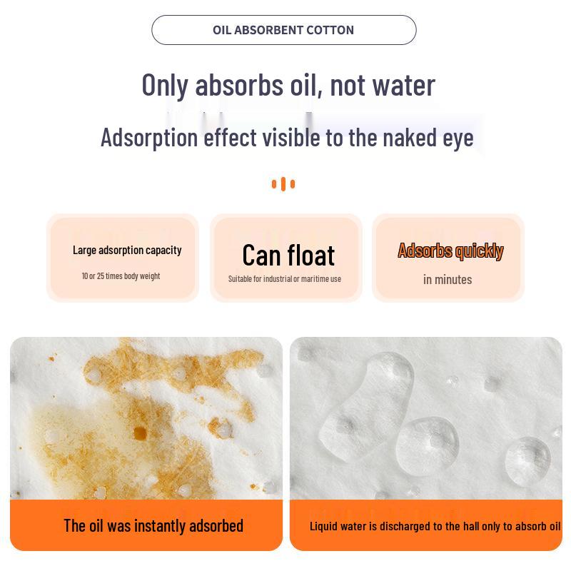Ultrasonic Composite Oil Absorbent Pad for Ships, Depots, and Chemical Leaks