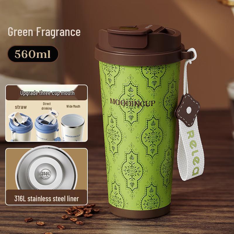 Wushwush Fengyin Digital Display Dual-Drink Stainless Steel Mug