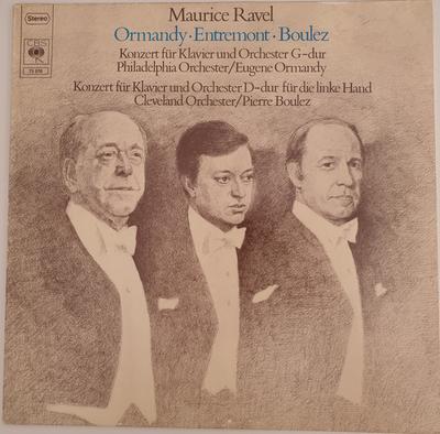 LP Record MAURICE RAVEL - EUGENE ORMANDY, PHI - Konzert Für Klavier Und Orchester G 73070 CBS 1975 Germany Classical Used