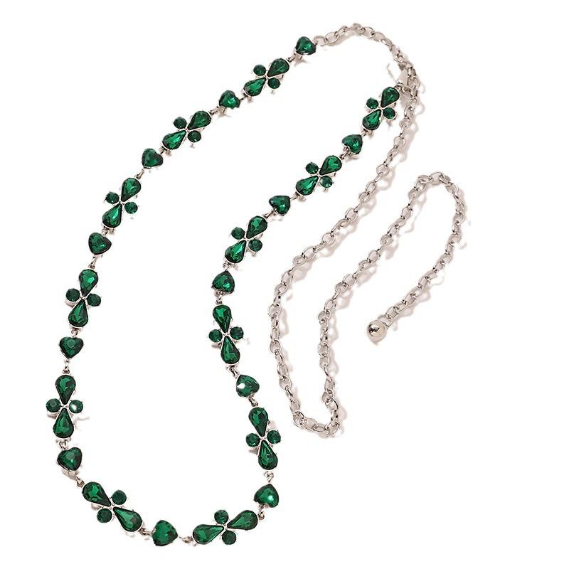 Waist Chain for Women High-end Waist Chain for Women Fashion Rhinestone Women Waist Chain for Exquisite and Elegant Women