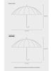 24-Speichen Farbwechselnder Langgriff-Regenschirm für Damen, Extra-Groß, Winddicht, Gebogener Griff, Herren-Stockgriff, Logodesign