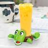 3D Quirky Turtle Coaster Panicked Turtle Insulated Coaster Ornament Stress Relieve Funny Cup Holder Bugsy Doll Mug Base Decor
