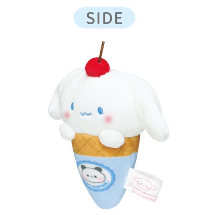 Kamio Japan Cinnamoroll X Mochimochi Panda Mascot Keychain 271036 Ice CINNAMOROLL Panda Mochipan