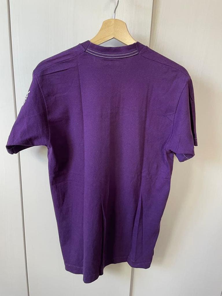 [USED] 1040 Rare Used Dragon Ball Super Anime T-Shirt Son Goku King Kai Bubbles Ink Black