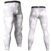 Musgneer Men's Camouflage Compression Tights, Long Tights, Compression Innerwear, Sweat-Wicking, Quick-Drying, Power Stretch, Underwear for Fitness, R