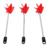 3Pcs Drill Paint Stirrer Spiral Mixer Attachment for Concrete Resin Silicone Paddle 11.4in