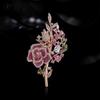 Rose Flower Brooch - High-end, Luxurious, Elegant Brooch for Women. Fashionable and Exquisite. Perfect for A Formal Coat. Ivey