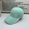 Spring and summer hat women's new soft top cap fashionable versatile sunscreen hat showing face small casual baseball cap tide