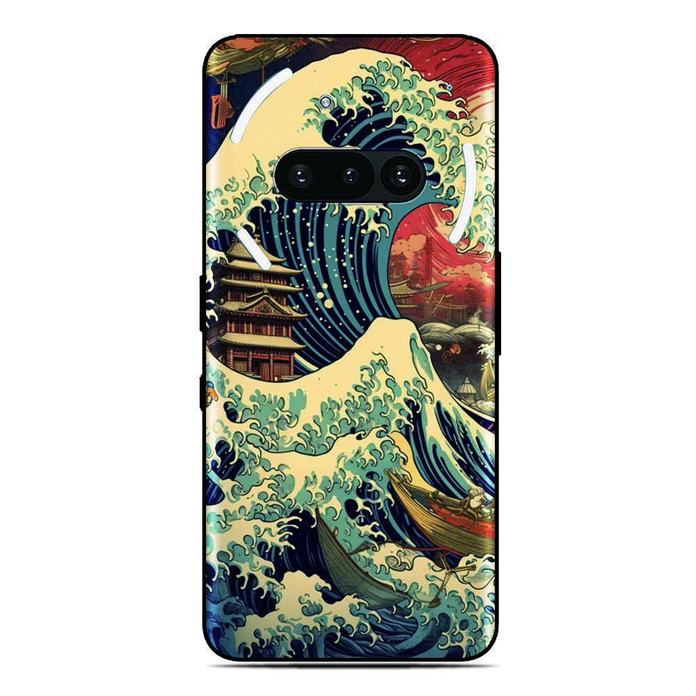 Japan Kanagawa Back Cover for Samsung Galaxy A57 A37 5G A06 A07 A17 4G F17 S26 Plus Ultra A36 A56 A55 A25 A26 A16 Phone Case