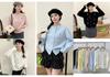 Sweet Floral Knit V-Neck Cardigan - Korean Design for Autumn/Winter
