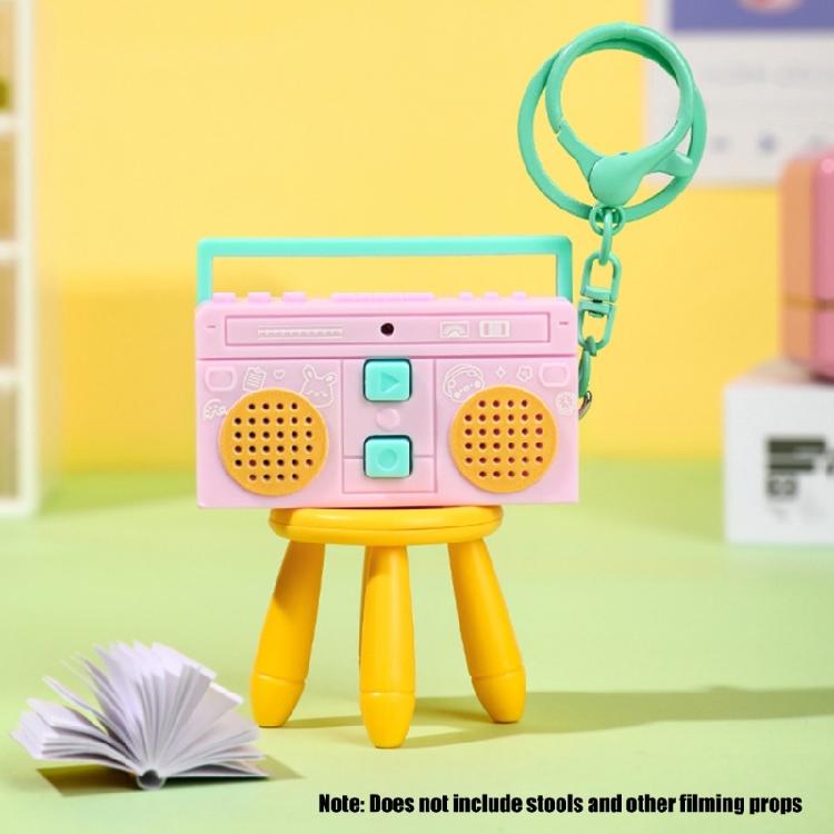 Colorful Voice Message Keychain Gift with Recording Feature Easy Use Plastic Case Multiple Color Option