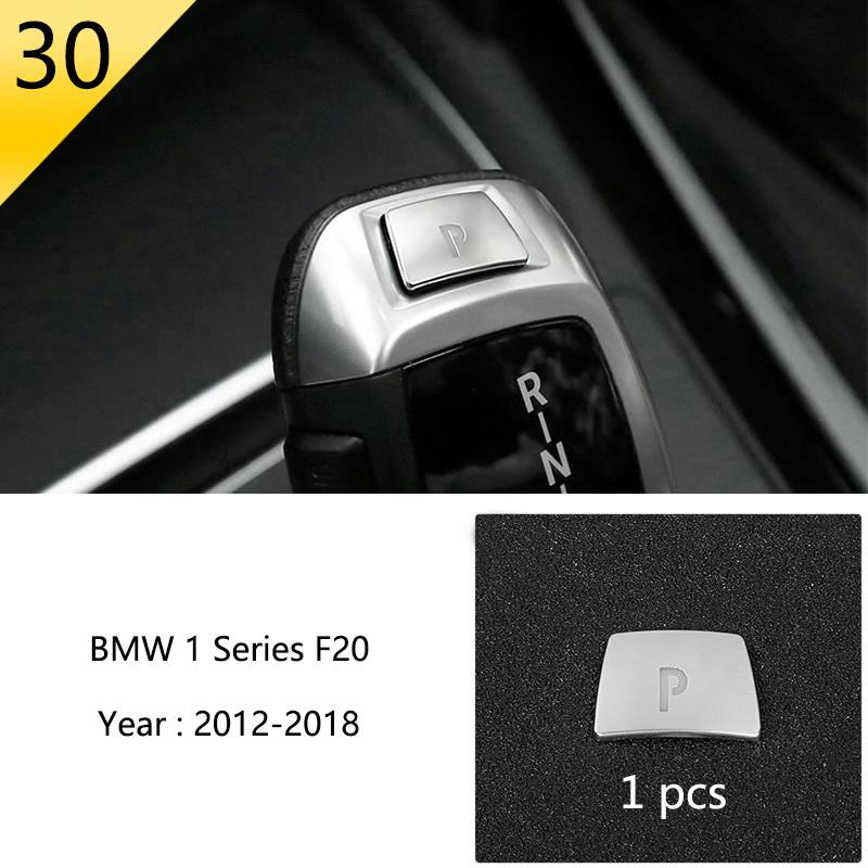 

Хромированный автомобильный Стайлинг, внутренняя панель с кнопками, декоративная крышка, наклейка, рамка для BMW 1 серии F20 2012-авто Type 30