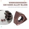 10 Stück WNMU080608EN Hartmetall-Wendeschneidplatten Doppelseitig Sechseckig Schnellvorschub WNMU 080608 Fräser Wendeschneidplatten Schruppwerkzeuge