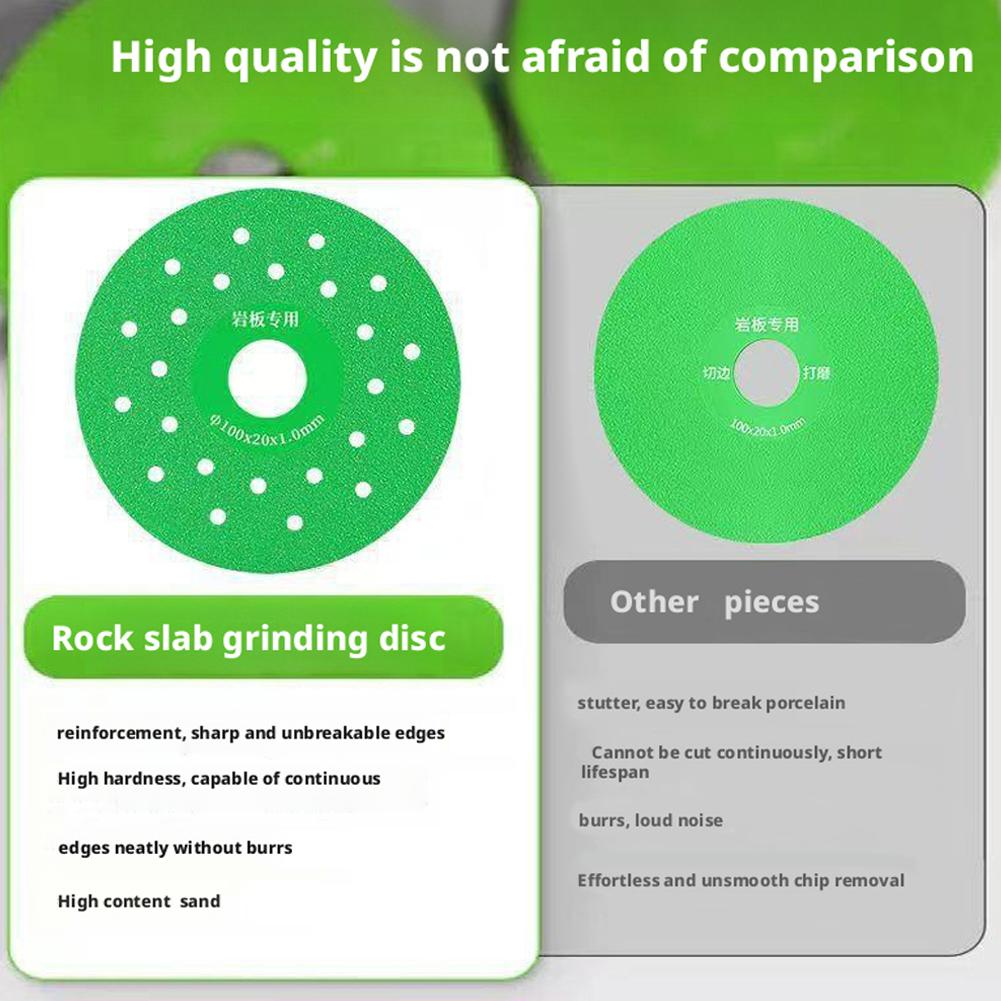 Super Thin Diamond Cutting Disc for Porcelain Tile Ceramic Glass, 4/4.5/5 Inch Heat-Resistant Saw Blade for Angle Grinder