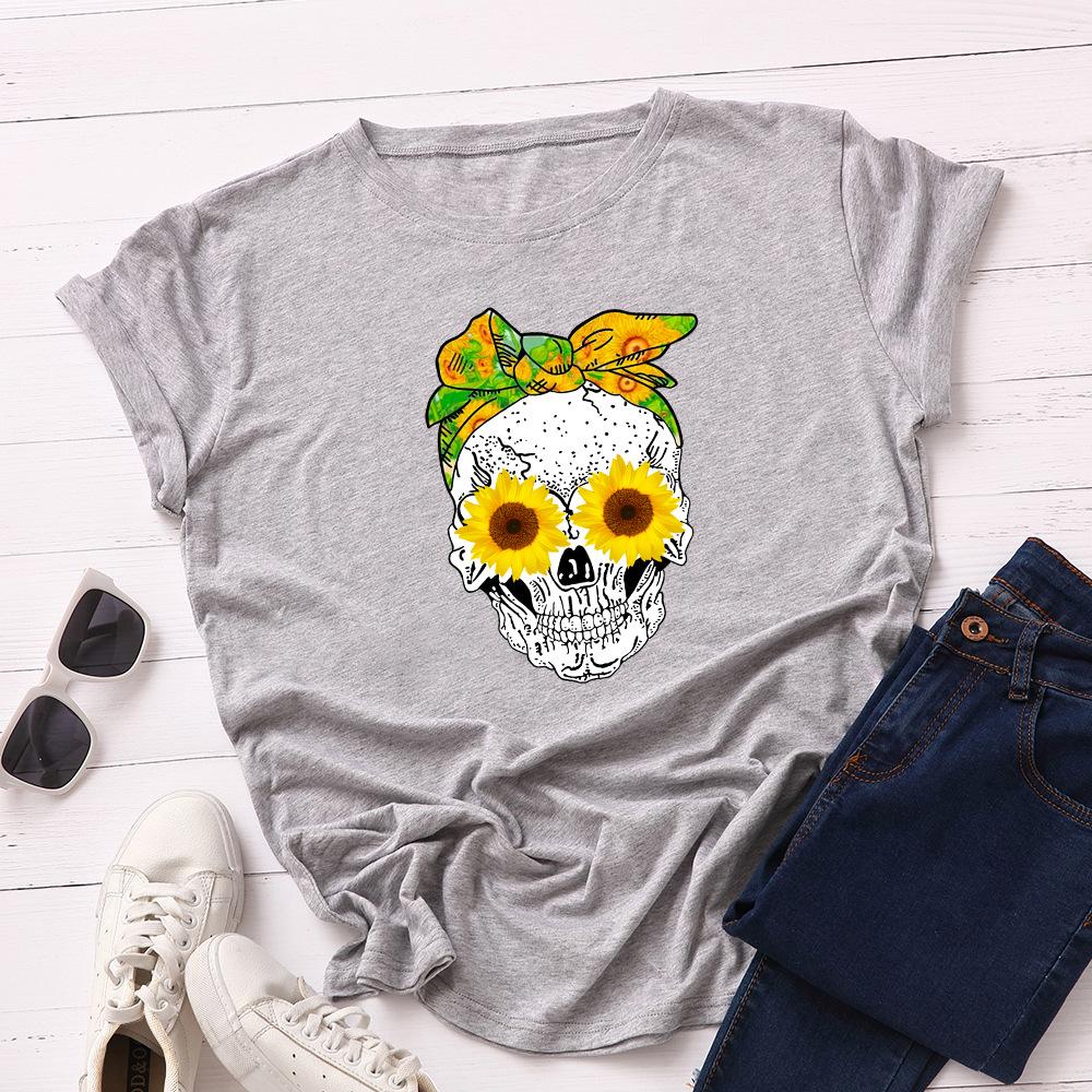 Cotton Comfort Top Fashion Versatile Short Sleeve Casual T-Shirts Women’s