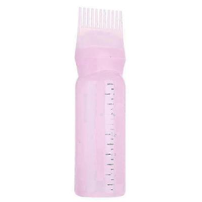 Pro Salon Hair Washing Coloring Dye Bottle Aplikator Grzebień Dozownik Szczotka