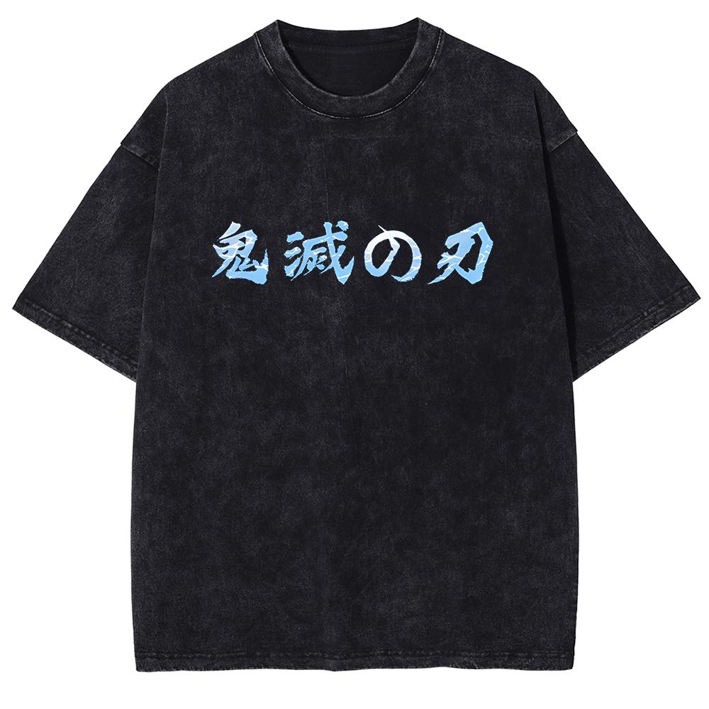 Kanroji Mitsuri Kawaii Graphic T-shirt Anime Demon Slayer Tshirt Men Women Washed T Shirts Harajuku Male Manga Cotton Tops