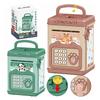 Money Box With Fingerprint Piggy Bank Atm Savings Box For Coins Cash Safe Large Coin Bank Password Lock For Children