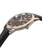 Lenomasigye Bar Index Gold Black Men'S Leather Watch Re5505M Gdbk