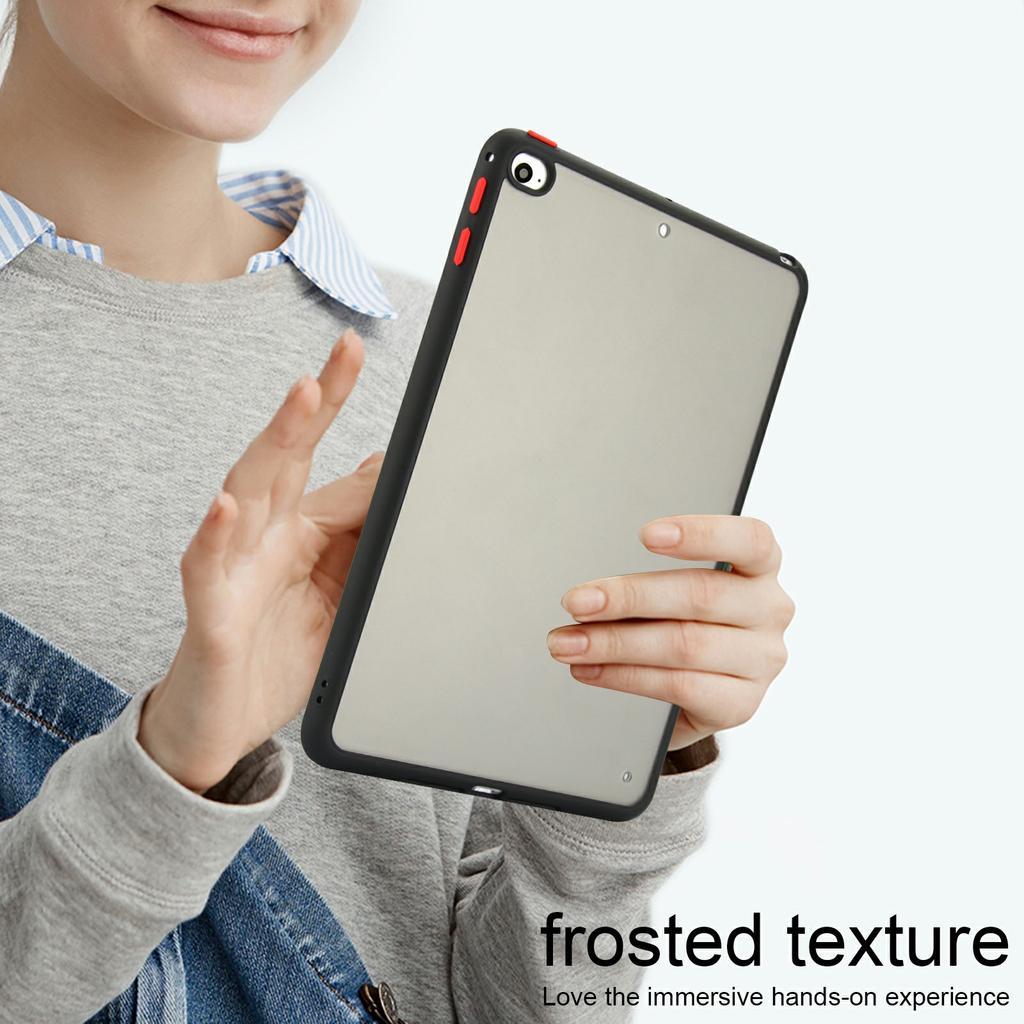 Dla iPada mini (2019) Etui 7,9 cala/mini 4 Skóra w dotyku Matowe Akrylowe TPU Odporne na wstrząsy Pokrowiec na tablet