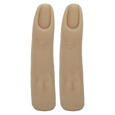 Nail Training Finger Bendable Flexible Silicone Practice Finger Model for Tattoo Acupuncture
