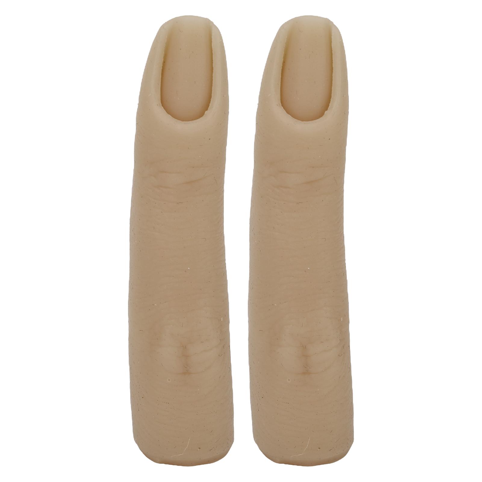 

Nail Training Finger Bendable Flexible Silicone Practice Finger Model for Tattoo Acupuncture