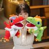 Cartoon Dinosaur Hand Puppet Plush Stuffed Toy Baby Early Education Parent Child Interactive Show Play Cute Fun Essential
