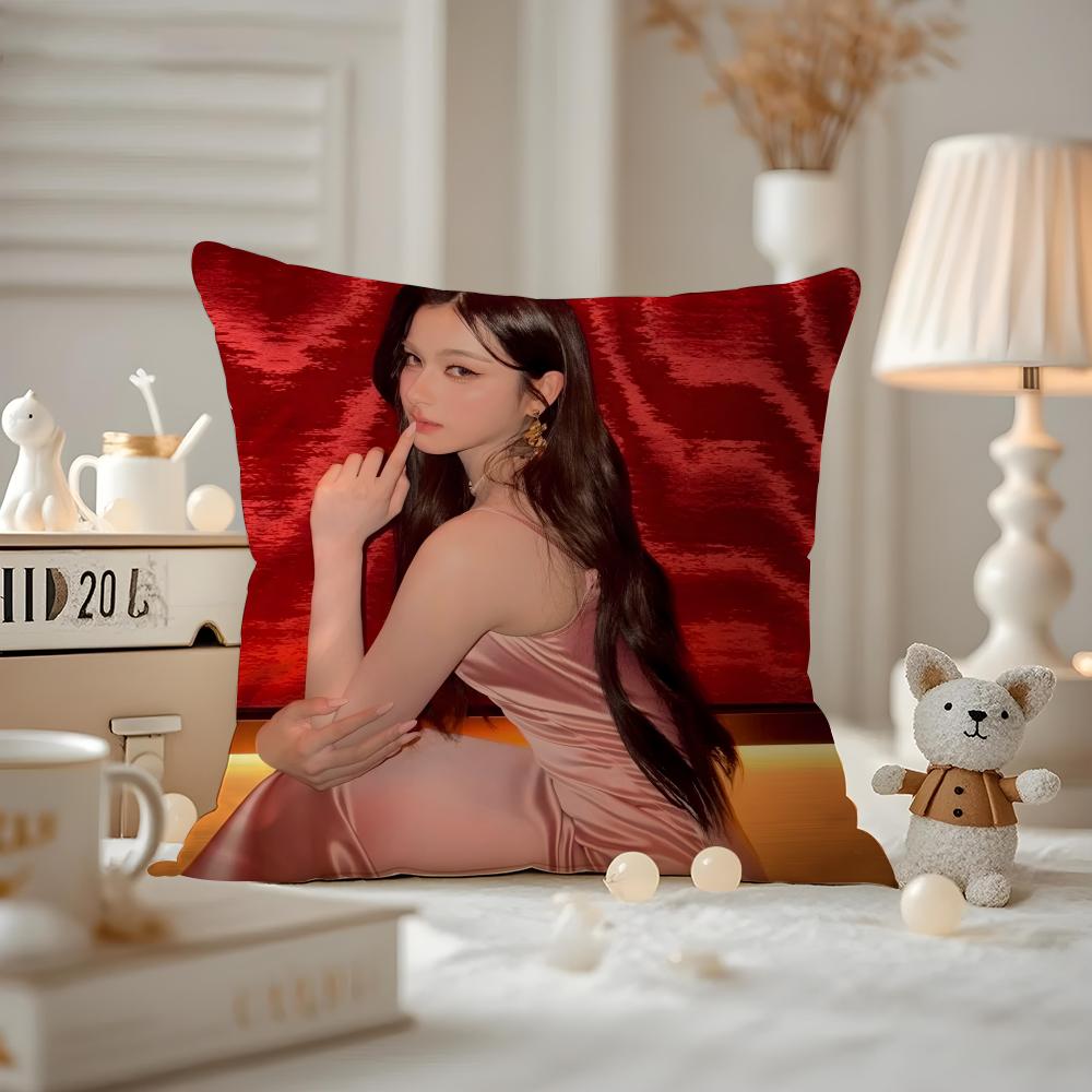 

Chanikarn Tangkabodee Cushion Cover Pattern Printed Pillowcase For Living Room Sofa Cushion Cover & Bedroom Decor 12x12Inch