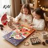 Christmas Countdown Gift Box Advent Calendar 2026 for Girls, DIY Bracelet Making Kit with Holiday Party Jewelry Supplies 24 Days of Charms And