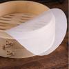1Pcs Reusable White Silicone Non-Stick Steamer Liners Round Steaming Mat For Bamboo Steamer Cooking Heat Resistant Kitchen
