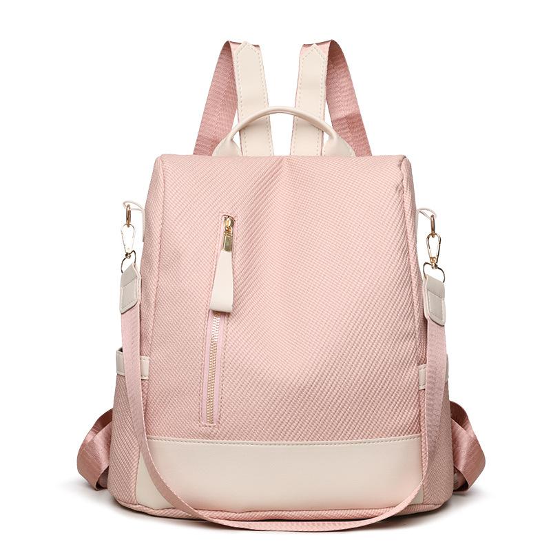 

Мягкий кожаный рюкзак для женщин, модная плетеная сумка, модный легкий школьный рюкзак, простой и универсальный дорожный рюкзак