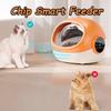 Katzen-Automatischer Futterautomat Zeitprogrammierung Chip-Erkennung Türöffnung Haustierfutterer Gutes Futter Design Sicherheit Katzenzubehör Zubehör
