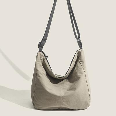 Korean Version of Fashion Women's Bags, New Oxford Cloth Shoulder Bag, Women's Oblique Span Tote Bag, Satchel, Leisure College Style Women