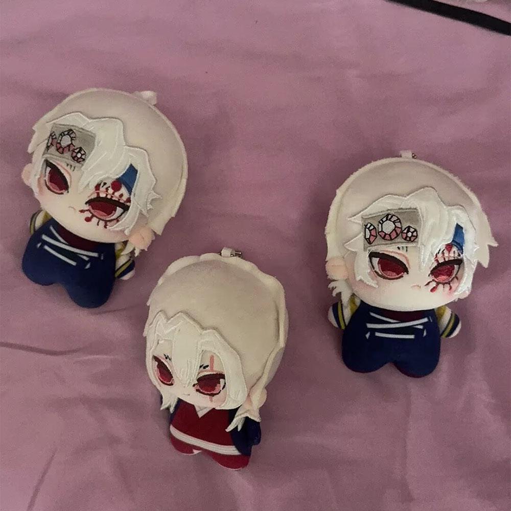 10cm Kimetsu No Yaiba Uzui Tengen Plush Doll Pendant Demon Slayer Plusie Toy Anime Keychain Stuffed Doll Fans Birthday XMAS Gift