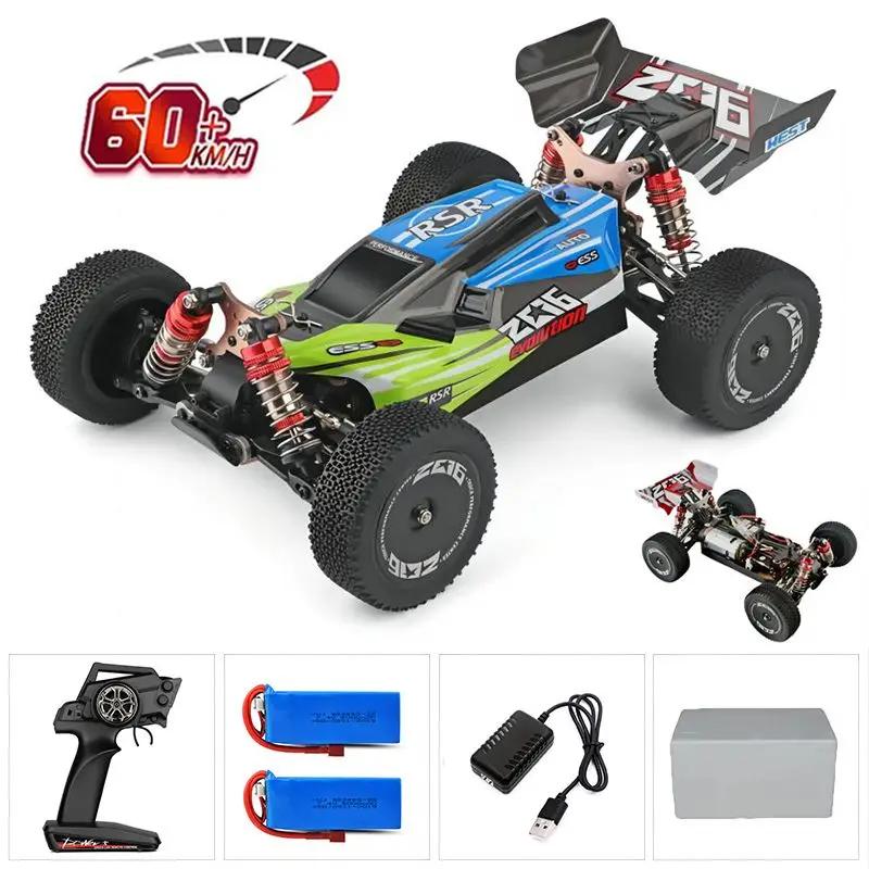 WLtoys 144010 75KM/H 2.4G RC Car Brushless 4WD Electric High Speed Off-Road Remote Control Drift Toys for Children Racing