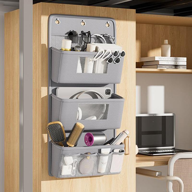 Hängender Aufbewahrungsorganizer Oxford-Gewebe Wandmontierter Organizer Bohrfreie Installation Unterwäsche Socken Organizer Zuhause Wohnheim Schrank Aufbewahrungstasche