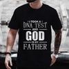 Religious Christian Tshirt For Unisex Took A Dna Test And God Is My Father Print Unisexs Tshirts Christian Cross Jesus Tee Clothes