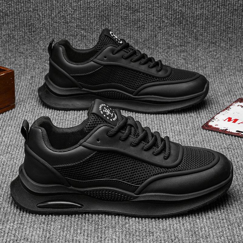 

Men s shoes summer new breathable mesh hollow outdoor sports small white non-slip casual versatile shoes 39