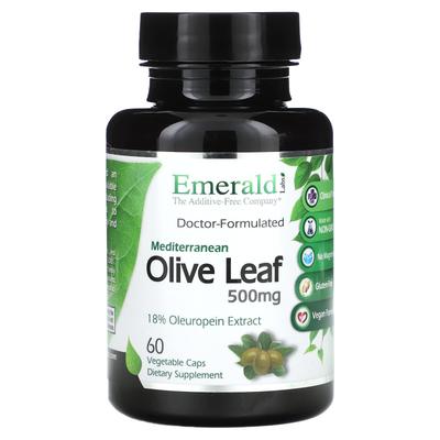Mediterranean Olive Leaf, 500Mg, 60 Veggie Capsules